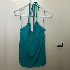 Express Teal Halter top